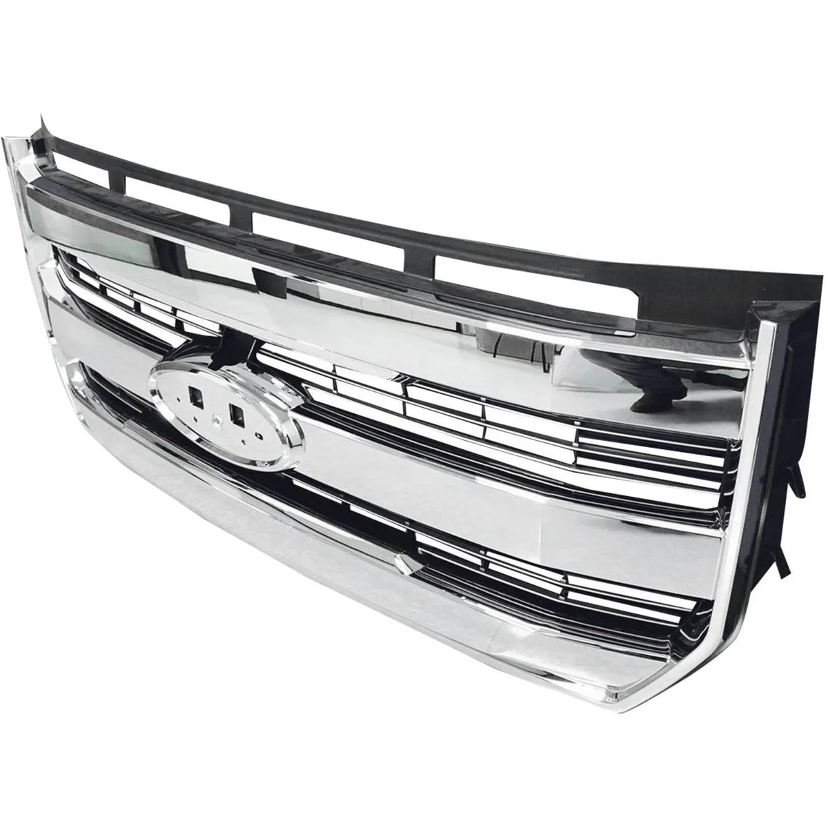 Grille 15-17 camera Front F-150 FL348200PBS Teledu Radiator W/o Chrome Bumper For