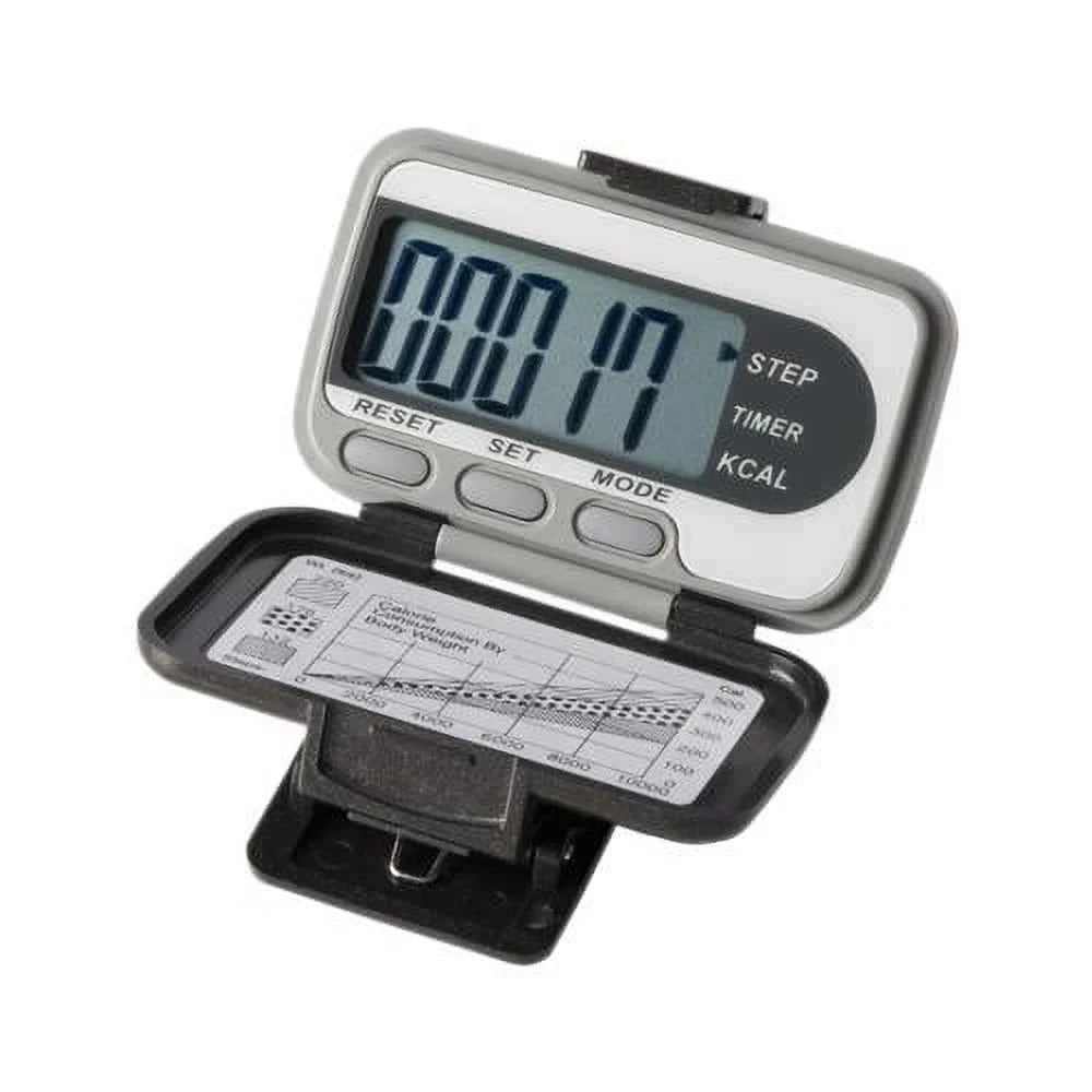 calories, deluxe pedometer time) and distance, Ekho activity (steps,