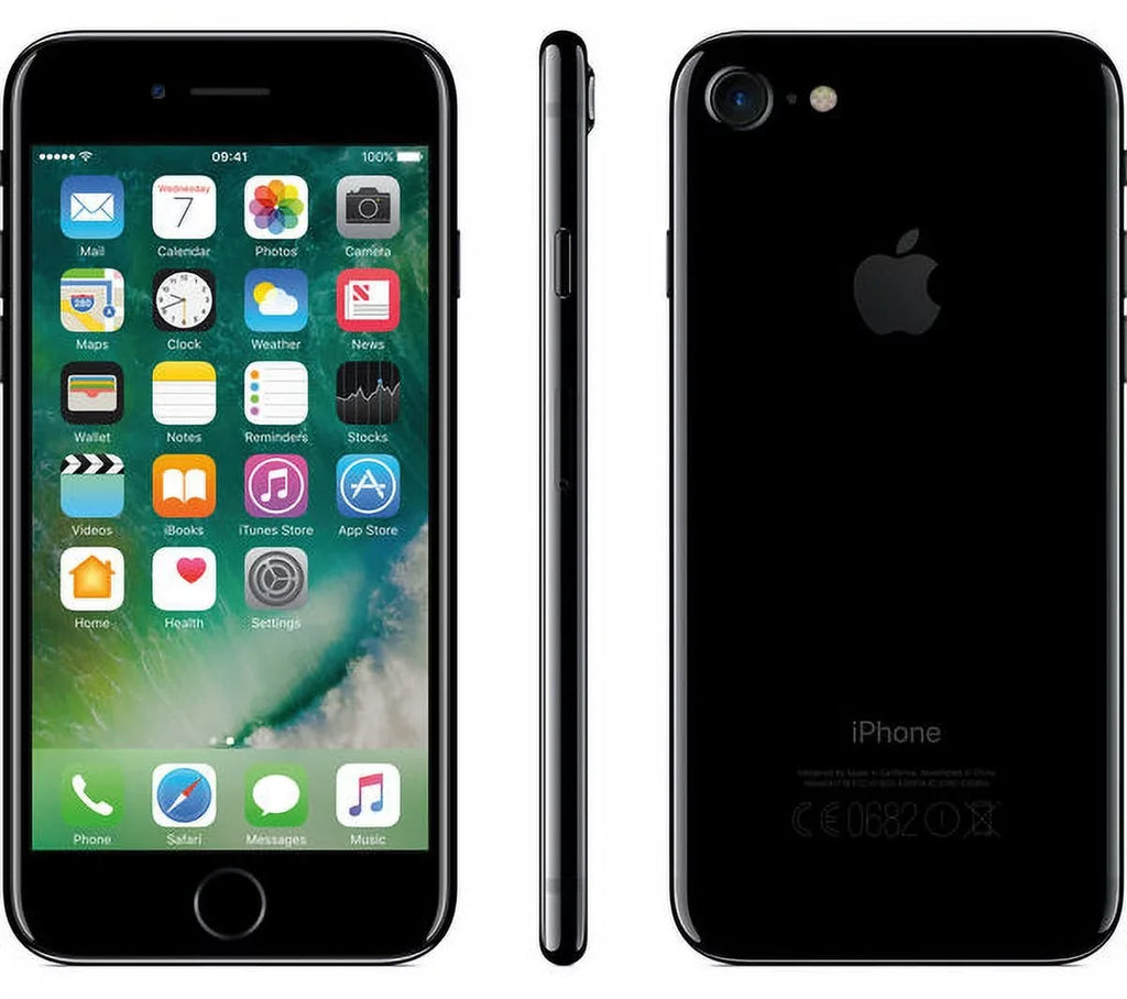 (Refurbished) Jet (Unlocked) 32GB 7 iPhone Black Restored
