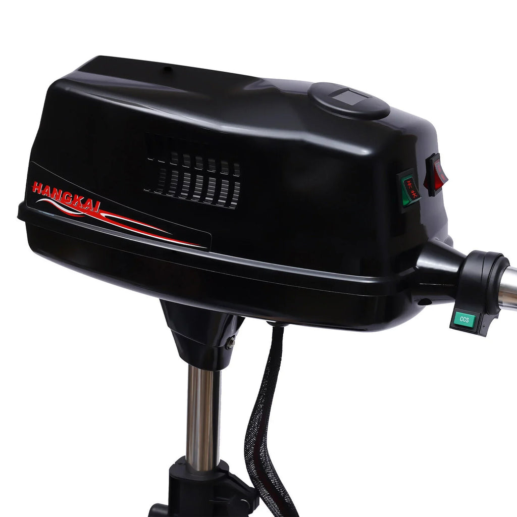 Jet Propeller Engine Boats Brushless Electric Small Boats Engine Pump Trolling Fishing 2200W 10HP Inflatable Vehicles 60V Fishing Motor Boat Aluminum for Miumaeov liquid Outboard Canoes