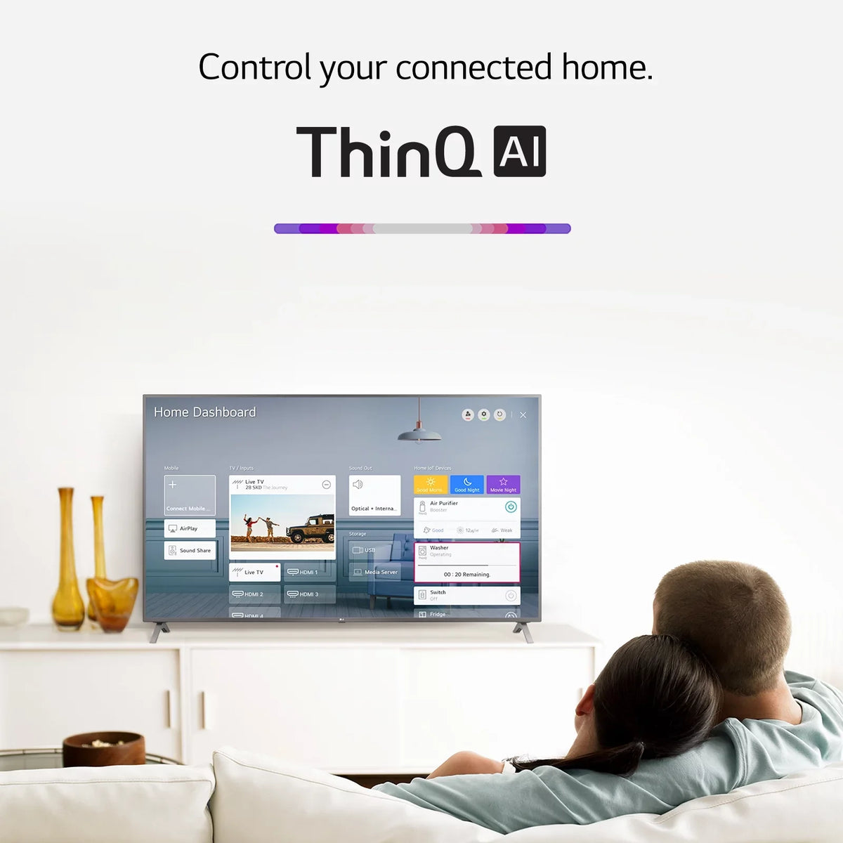 LG HD Smart NanoCell 65" 4K 90 ThinQA AI Series with Ultra TV 65NANO90UPA (2021)