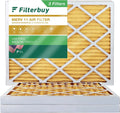 Filterbuy HVAC AC MERV Furnace Pleated Filters 11 Air 10x14x2 (3-Pack)
