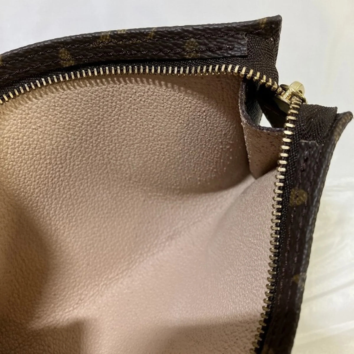 Tote with Bag PM Petit Shoulder Pre-Owned M42238 Baguette Ladies Monogram (Fair) Pouch