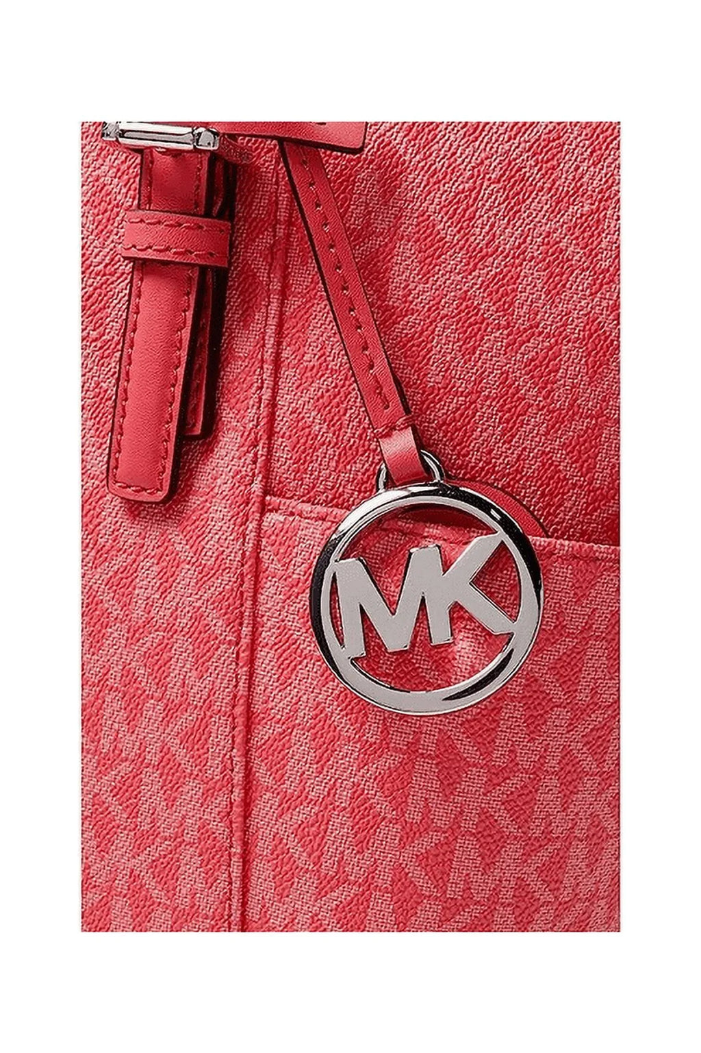 One Geranium Kors East/West Set Item Michael Zip Tote dimension Top Jet