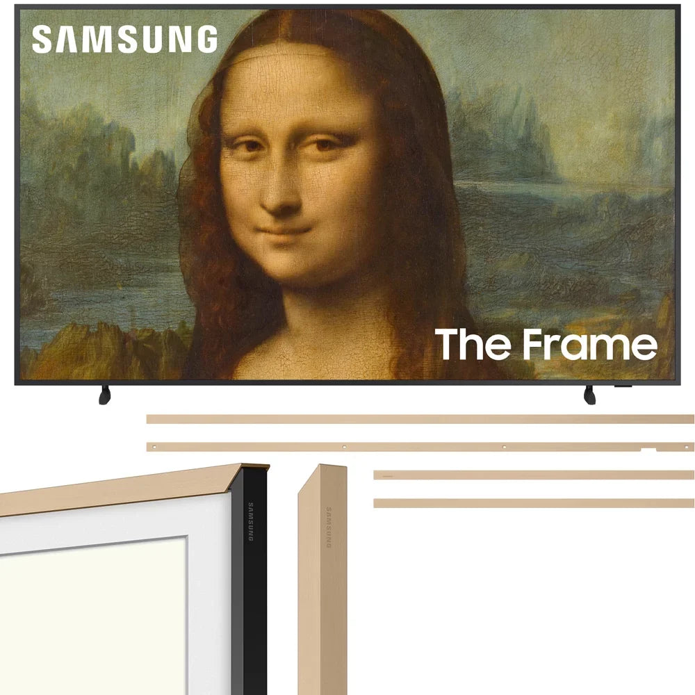 Smart The Quantum 4K HDR Bezel inch QLED 55" 55 QN55LS03BA Beige Modern Customizable (2022) UHD TV Frame