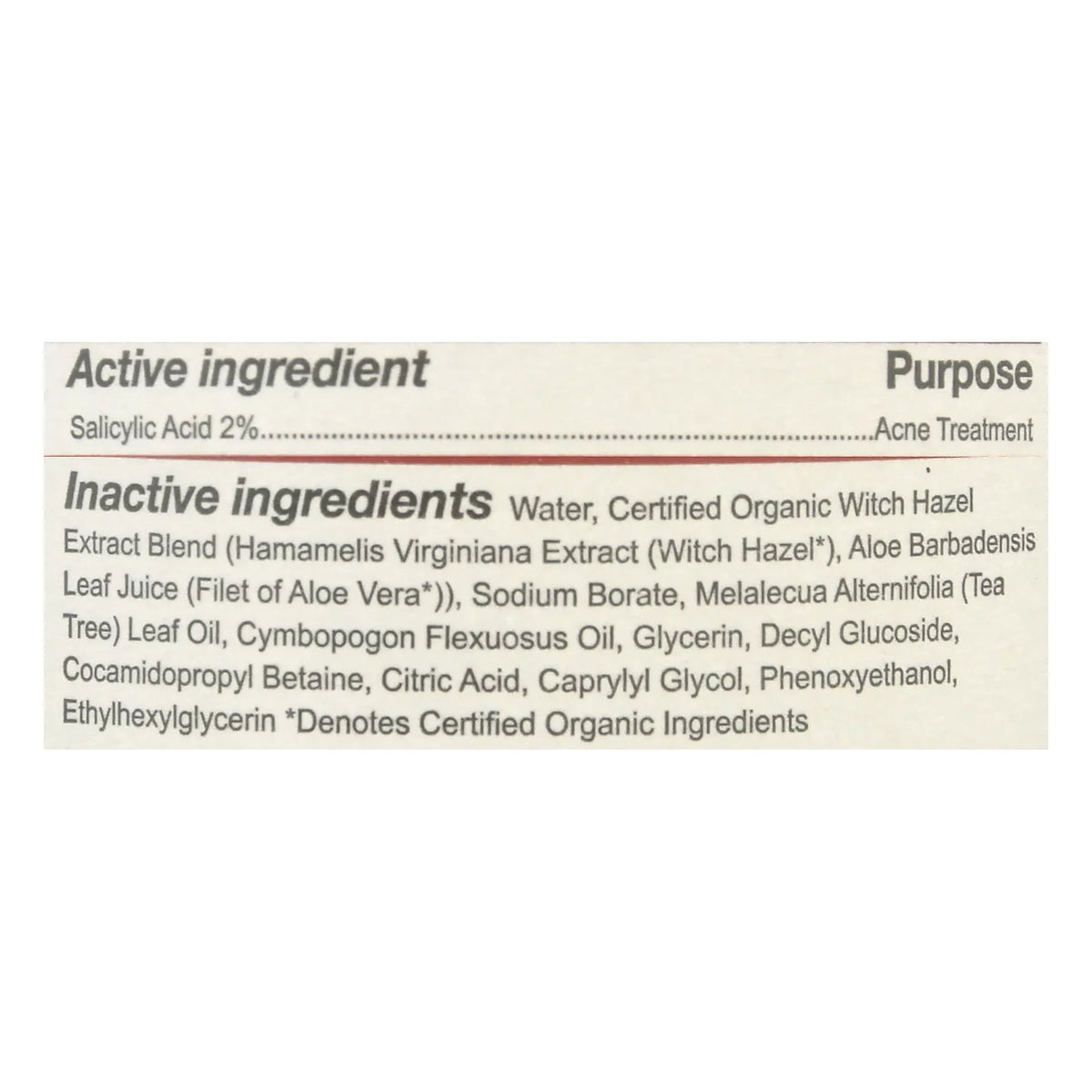 '- Thayers OZ 1 Toner - Each-12 Blemish Lemon