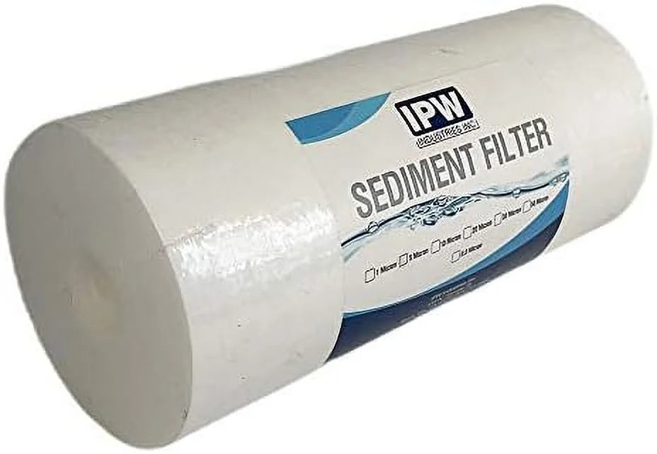 Filtration Filters) 10" liquid And Flow 20 Full Filter - Systems Filter - House Whole Sediment Pack 45" Compatible Pelican Other Of (6 X With Sediment Filter Micron