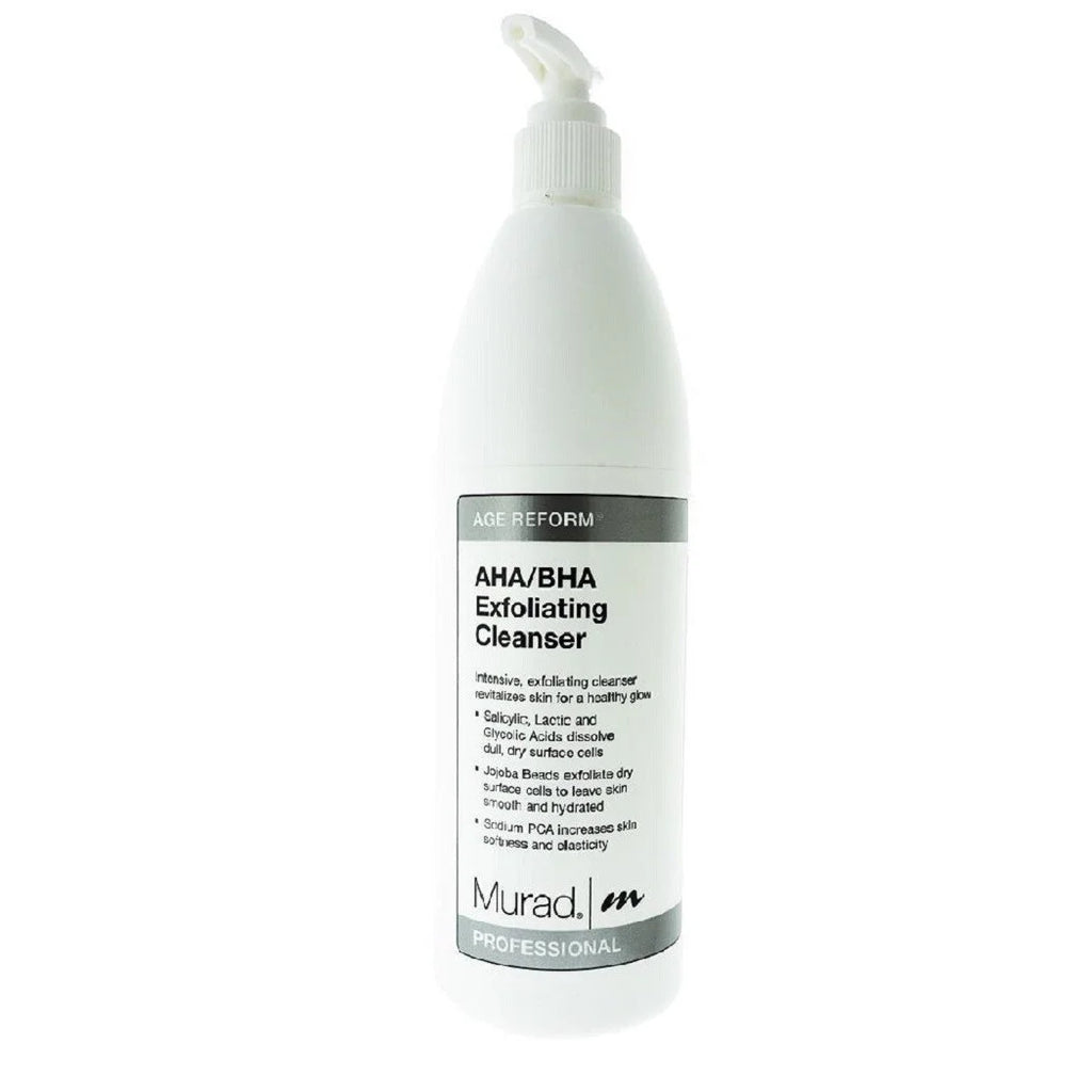 Skin Types, Oz Face Cleanser, Exfoliating Murad 16.9 for AHA/BHA Wash All