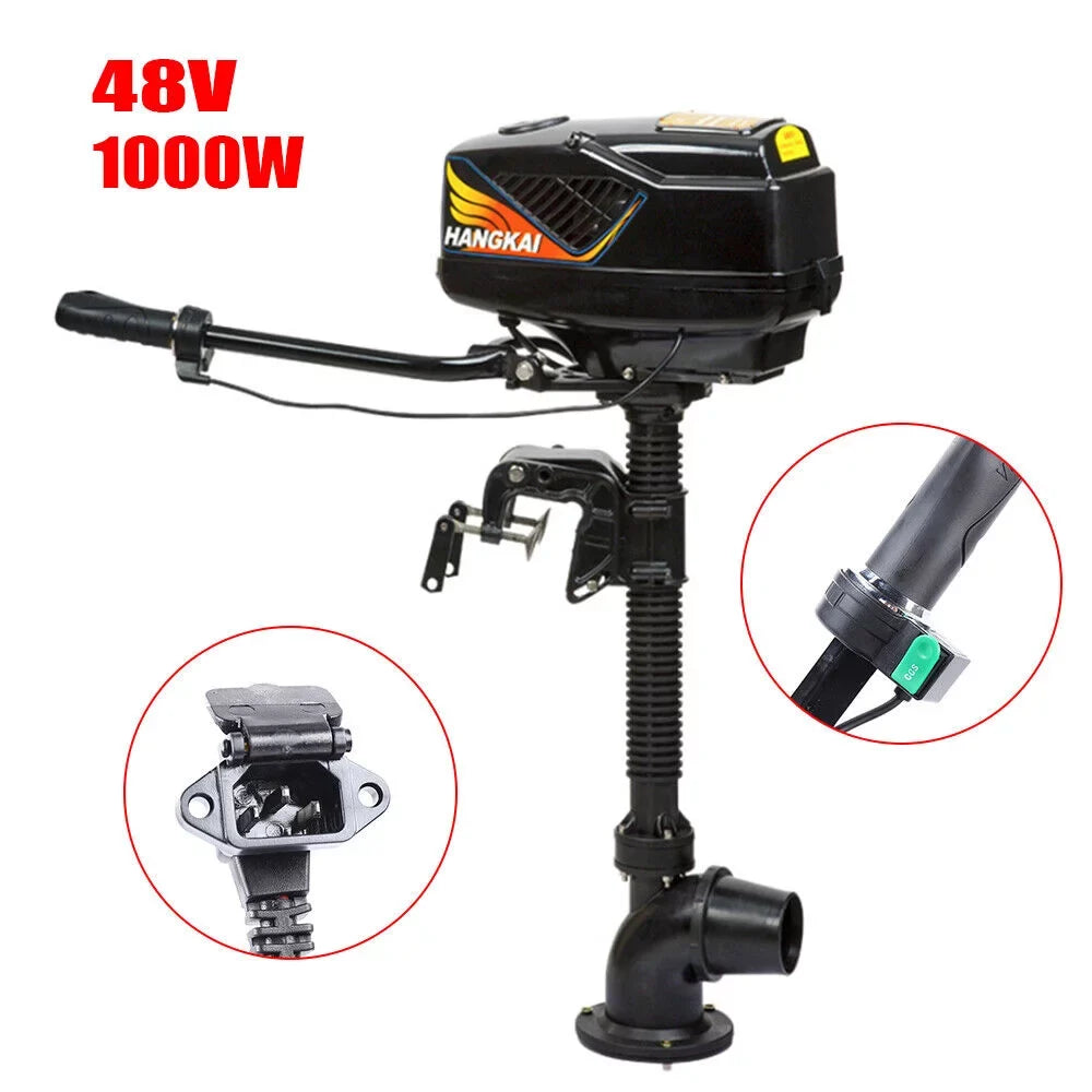 Trolling 4.0HP Jet Boat Outboard Motor 1000W Pump Engine Brushless Fishing