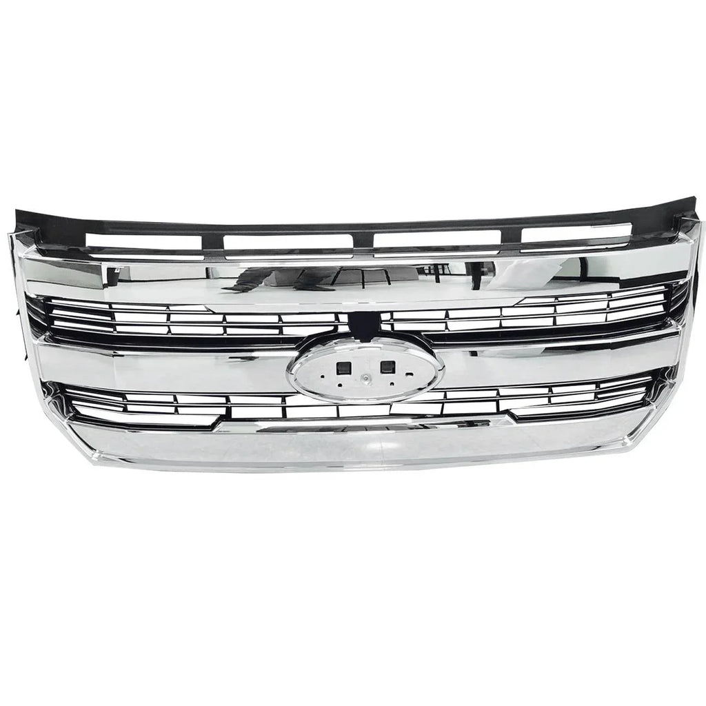 Grille 15-17 camera Front F-150 FL348200PBS Teledu Radiator W/o Chrome Bumper For