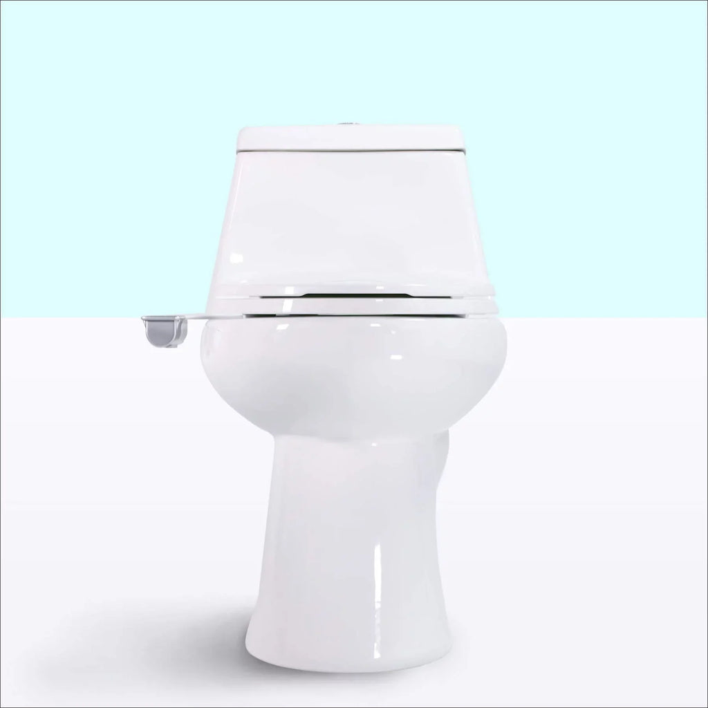 with Bidet Brondell SS-150 Non-Electric White in Thinline Attachment Single Nozzle Simplespa