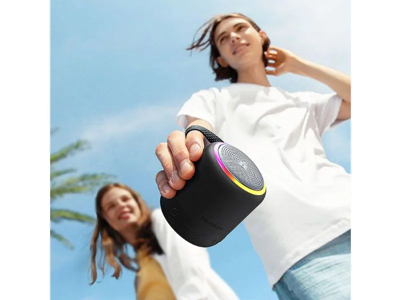 Soundcore Speaker Black Pro B3127Z11 Bluetooth 2-Pack Mini 15H 3 Portable IPX7 Waterproof Playtime