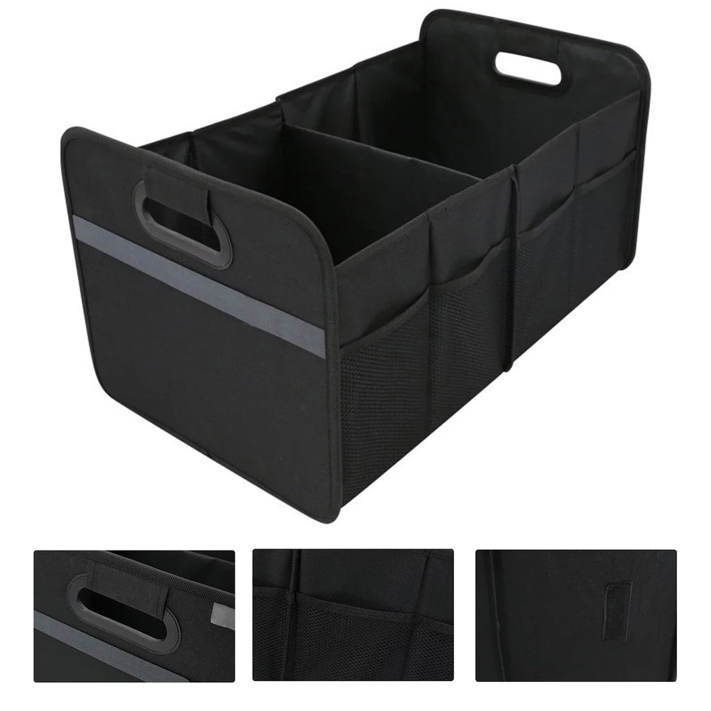 Cloth Car Trunk Folding Cargo Automotive Car Organizer Storage Box Trunk Oxford Organizer 55L Box Car Storage moobody