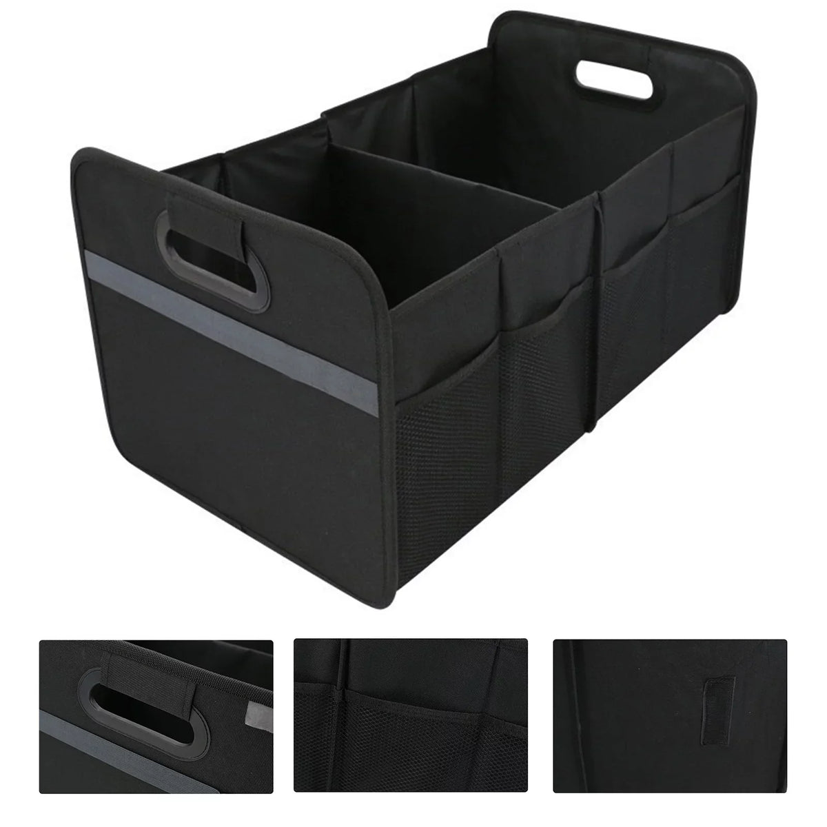 Cloth Car Trunk Folding Cargo Automotive Car Organizer Storage Box Trunk Oxford Organizer 55L Box Car Storage moobody
