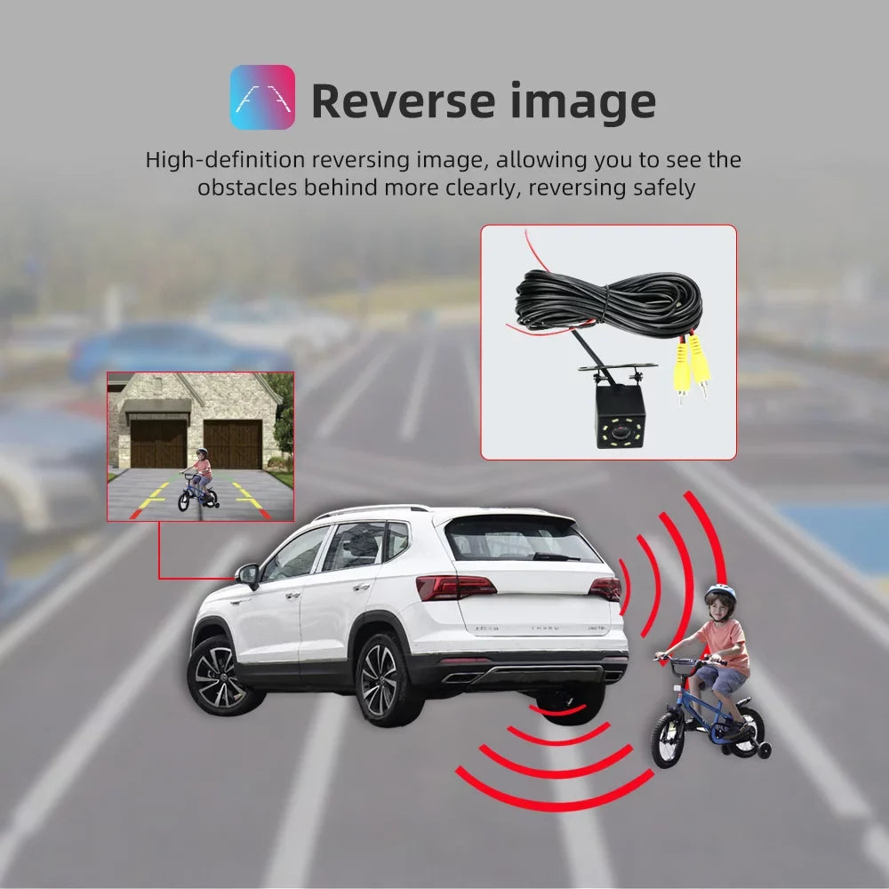 Screen Wireless Car Android Support Stereo 10 JMANCE 9" for Touch Radio Auto CarPlay 2011-2014 Andriod Sienna