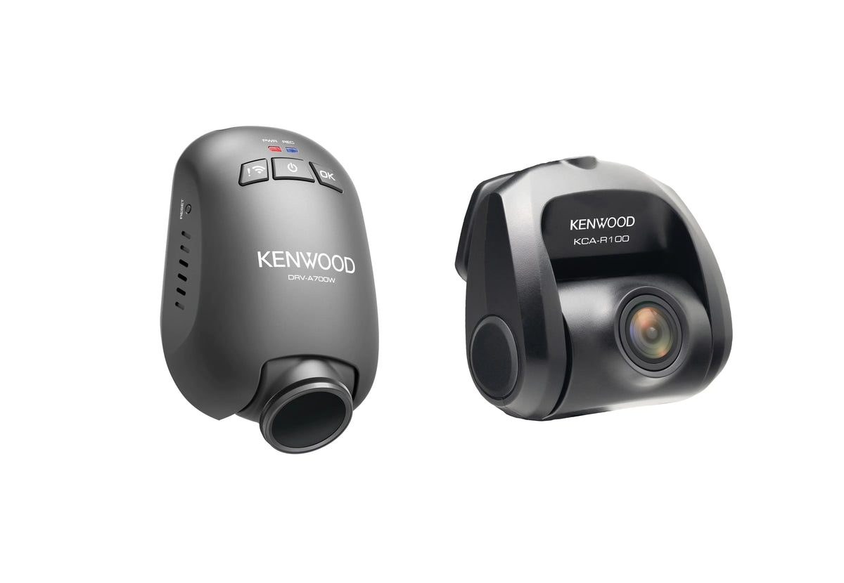 1080P Camera w/ HD DRV-A700WDP Wide Quad Front Rear Kenwood System Camera