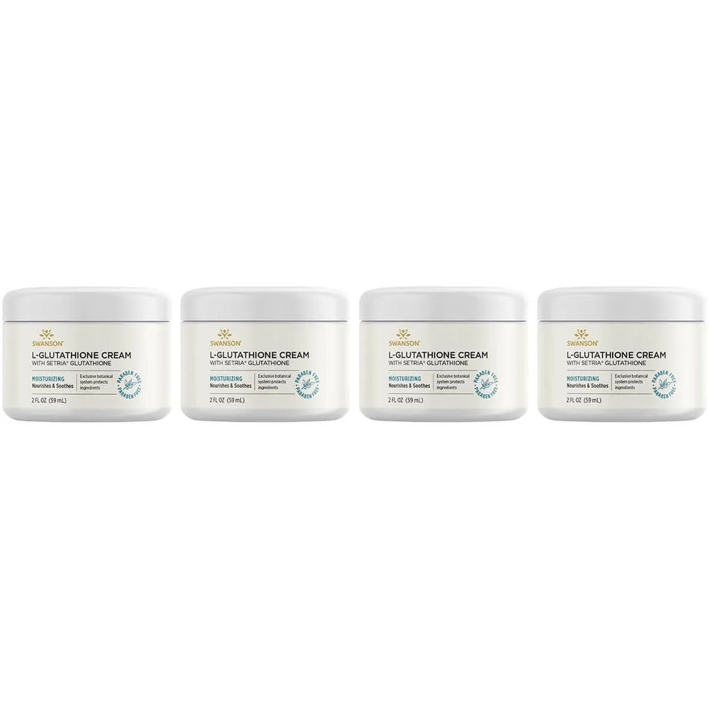 with Cream 4 Cream Swanson fl 2 Pack Glutathione L-Glutathione oz Setria