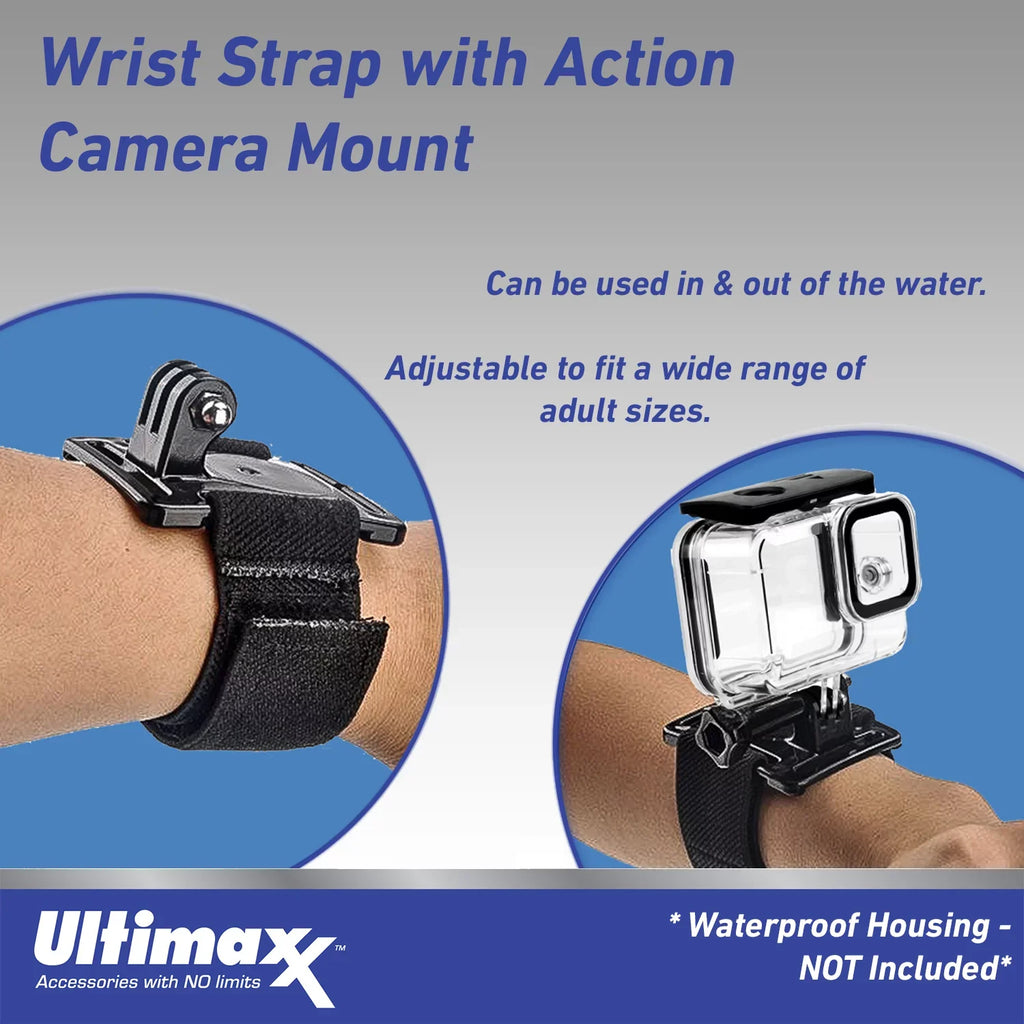 Much HERO10 Replacement Includes: Charger, liquid-Resistant Dual USB 2x Camera & Action Bundle GoPro - Essential Black (Hero More 10) Case Ultimaxx Batteries,