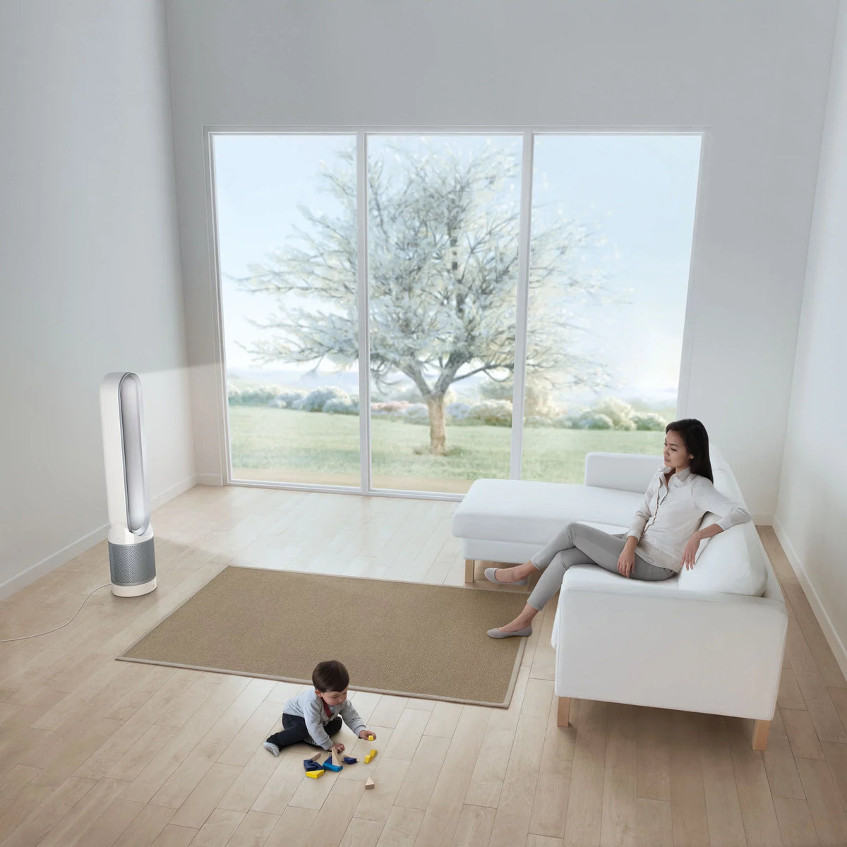 WiFi Pure Tower White/Silver Refurbished TP02 Air Purifier Dyson Fan Link | Connected Cool |