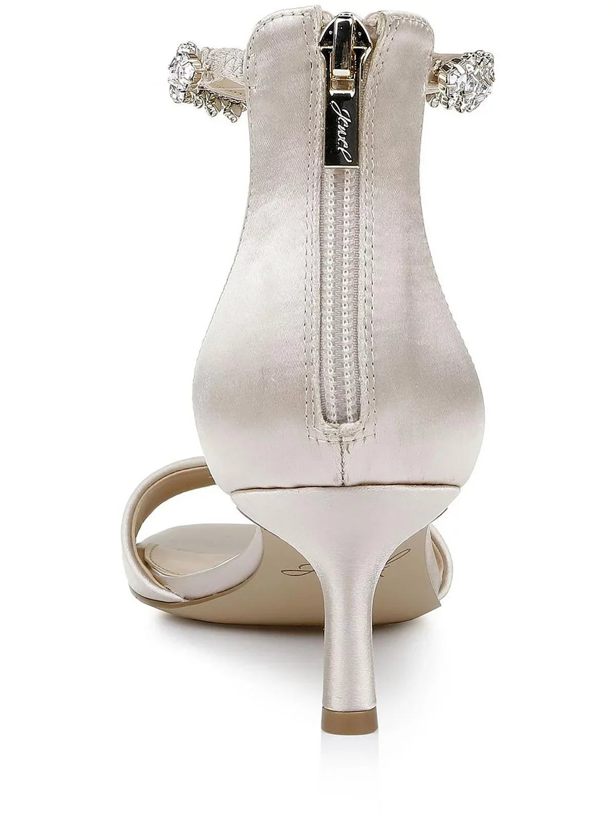 Strap Badgley Womens Ankle Zipper Jewel Lorraine Mischka Dressy