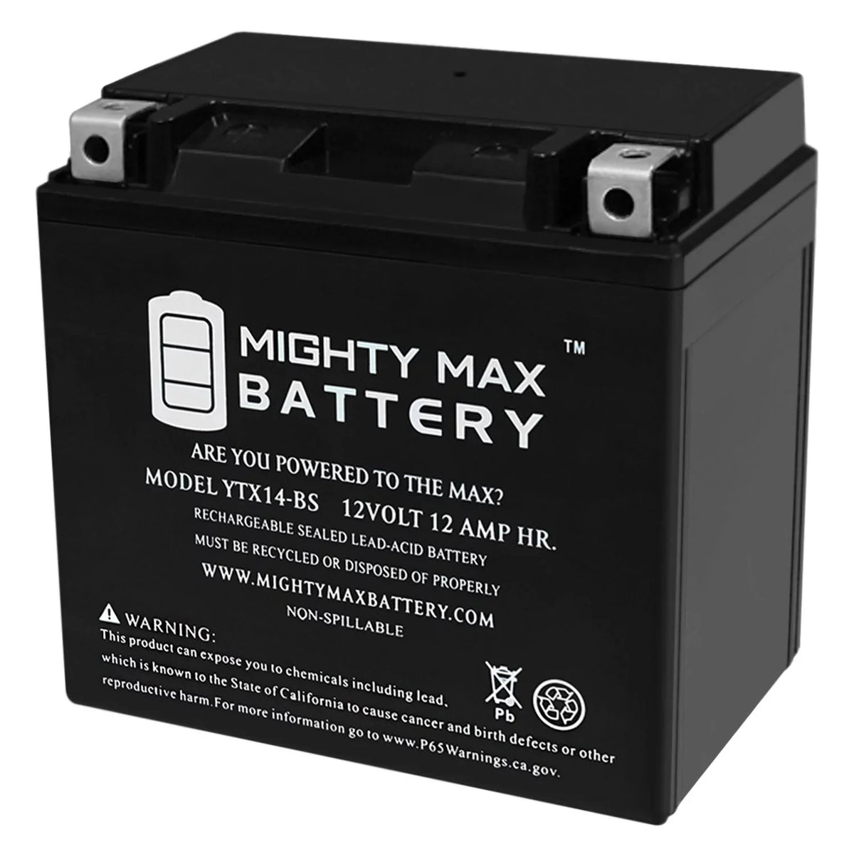 BUELL (06-'09) Ulysses Replacement Battery For XB12X YTX14-BS