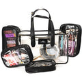 Shoulder Makeup (Transparent) Vanity Case Impressions with Strap Paris Adjustable Transparent