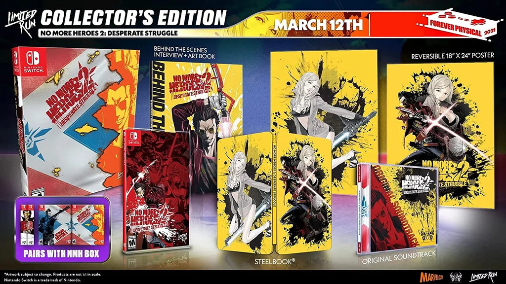 Edition 2 Switch Nintendo Struggle No Collector's Run Limited Desperate #100 Heroes More