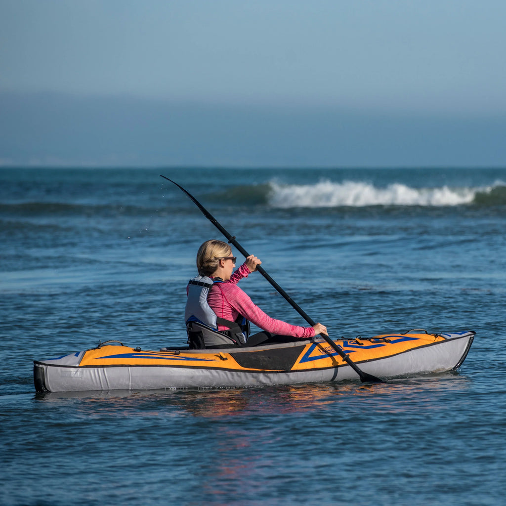 Sports - AdvancedFrame® Kayak with Advanced - Elements Pump Inflatable Orange - ft 10