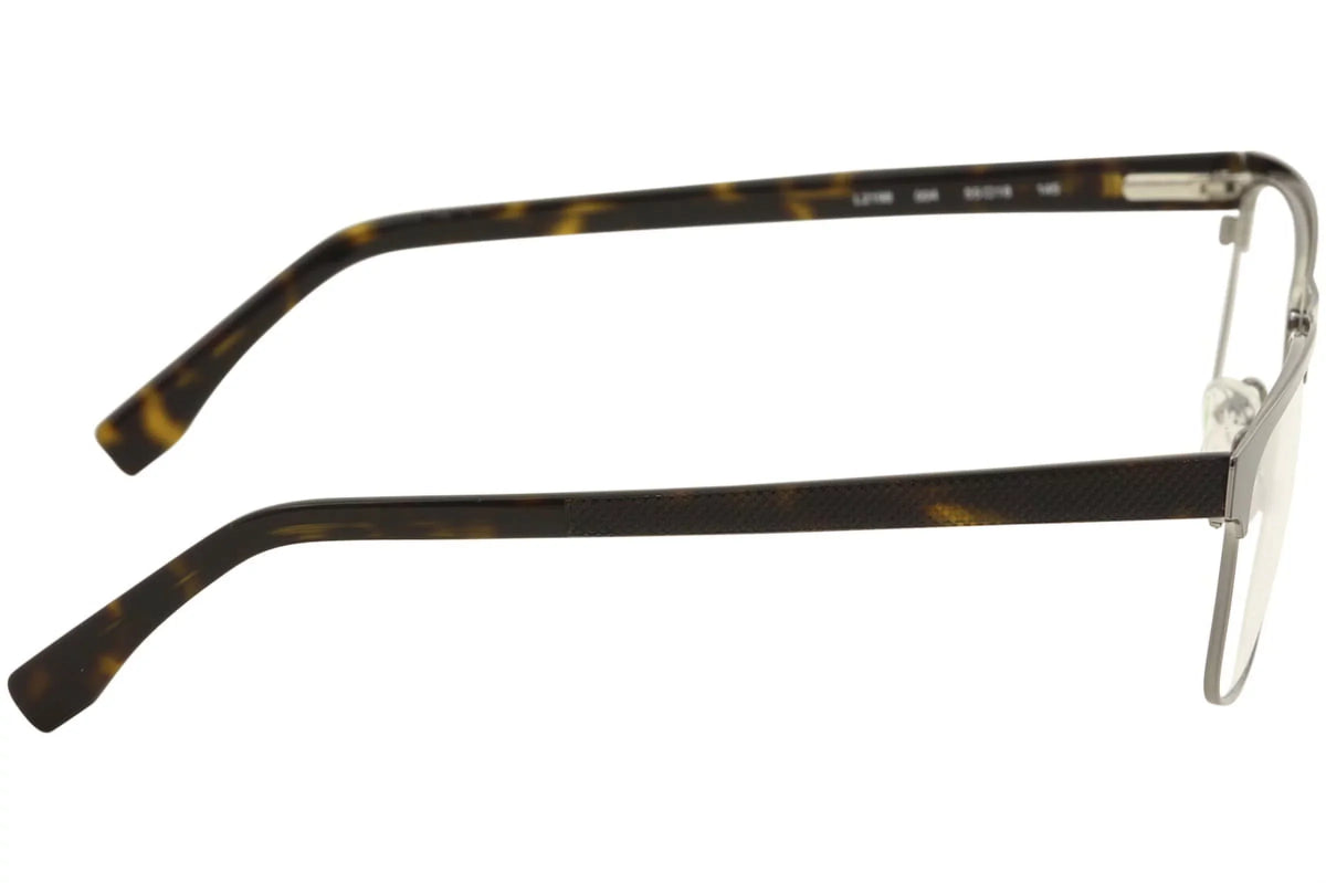 Onyx Rim 004 Lacoste L2198 Men's Matte Frame Full Metal Eyeglasses