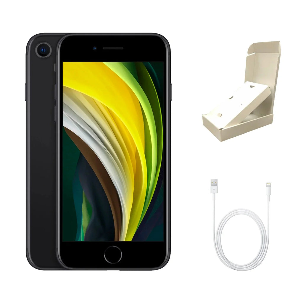 Gift (Grade A) w/ Restored Gen) 64GB Unlocked) (2nd (Fully (Refurbished) Box iPhone SE Black A2275