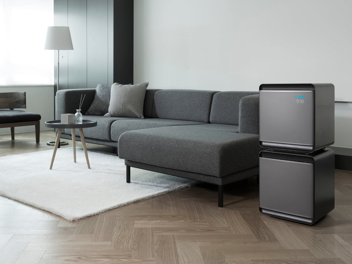 Silver Purifier Air Restored Cube (Refurbished) with Purification, Wind-Free - Air AX300T9080S/AA