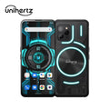 5000 12 Industrial Transparent 108MP Luna LED NFC, Back Charging, Smartphone, mAh Smartphone with - Unlocked Android 4G and Battery Light, Camera, Unihertz Colorful Design Fast (Black)