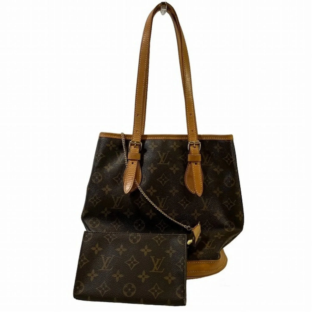 Tote with Bag PM Petit Shoulder Pre-Owned M42238 Baguette Ladies Monogram (Fair) Pouch