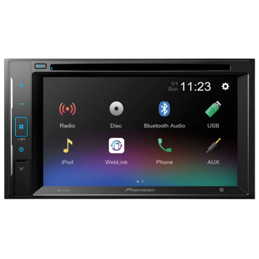 KIT2537 and Touchscreen, Installation Stereo Din Bluetooth Camera, Backup Kit Double 2006-2010 Explorer / DVD for Dash Bundle Car Kit Multimedia - with Pioneer