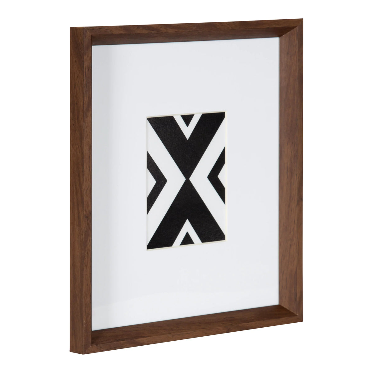 Display Brown, Walnut Art Set Framed Laurel of Modern Wall for Abstract Mid-Century and Decor Calder Prints, Kate 6,