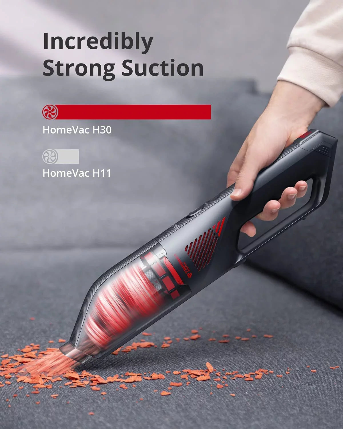 Cordless Attachments Anker Strong Vacuum Handheld Infinity, Cleaner, Suction H30 16kPa eufy Power, 80AW, Versatile HomeVac