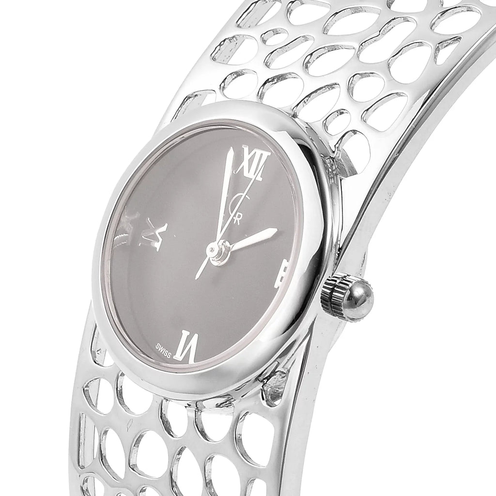 Bracelet Movement Swiss in 7.5 Silver Galley Back Watch Rachel Bangle