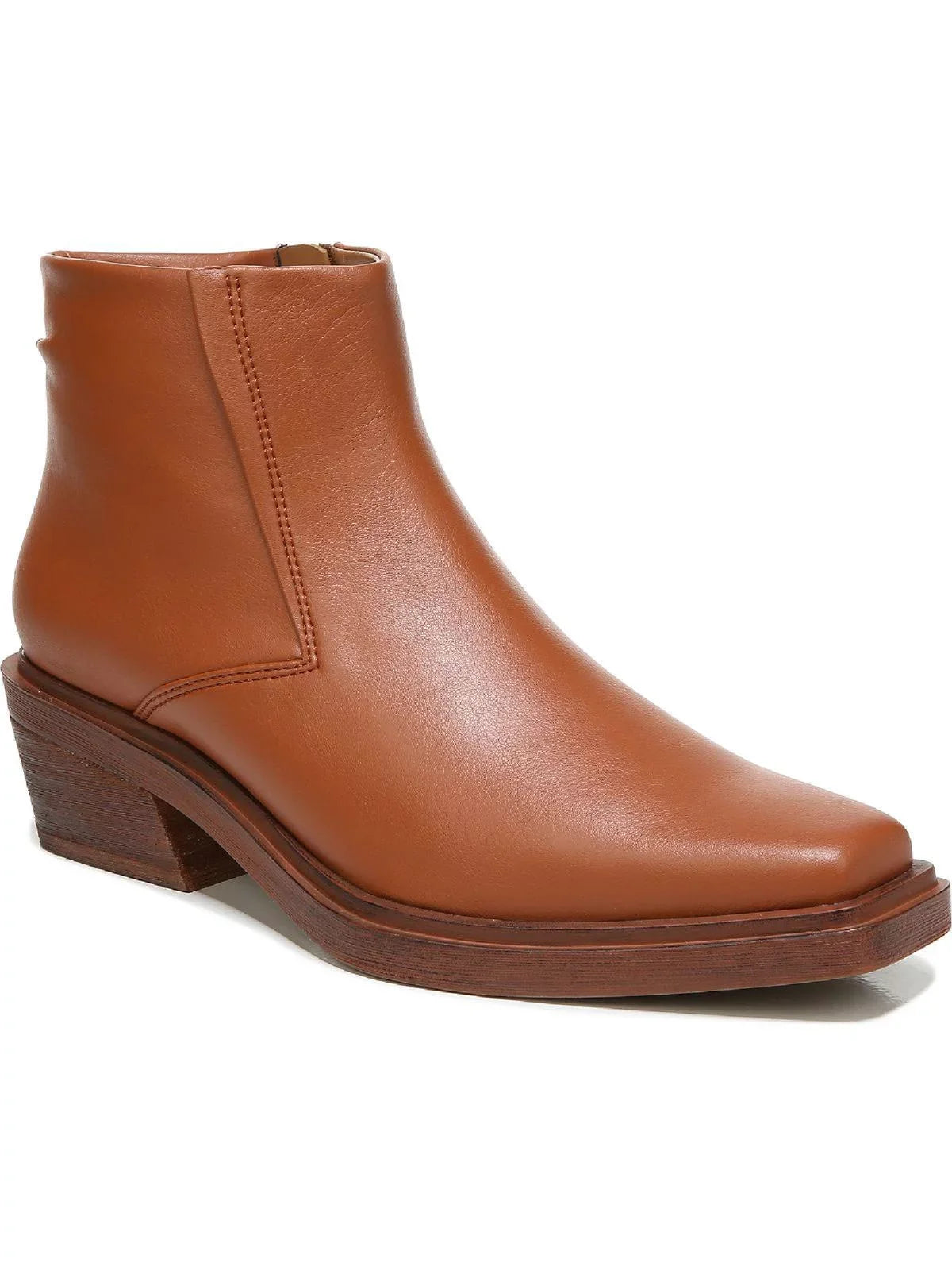Boots Faux Square Franco Leather Sarto Womens Toe Forta Ankle