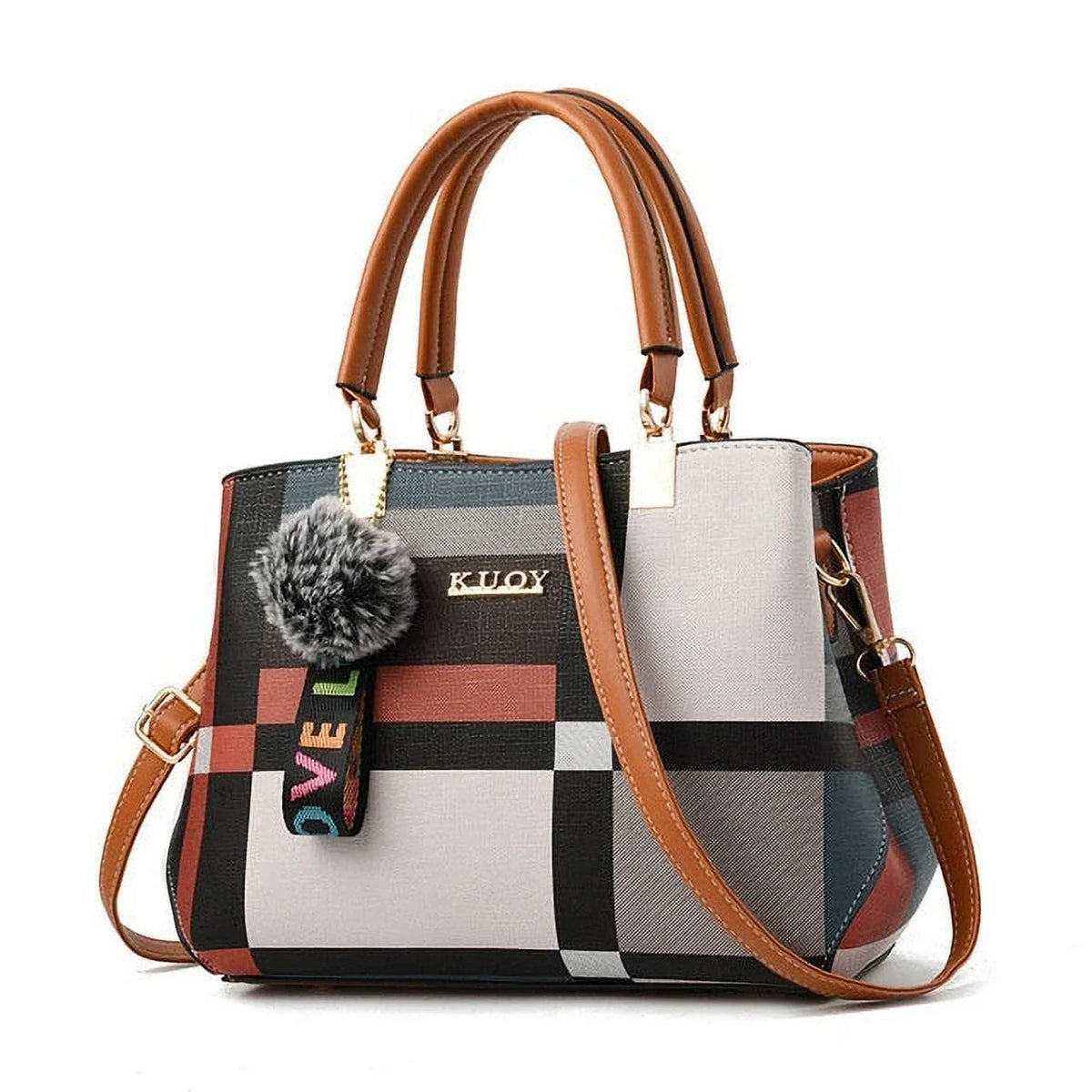 Shoulder Totes Women Ladies Messenger Luxury Bags Wild Stitching Handbag New Designer Bag Plaid Brand