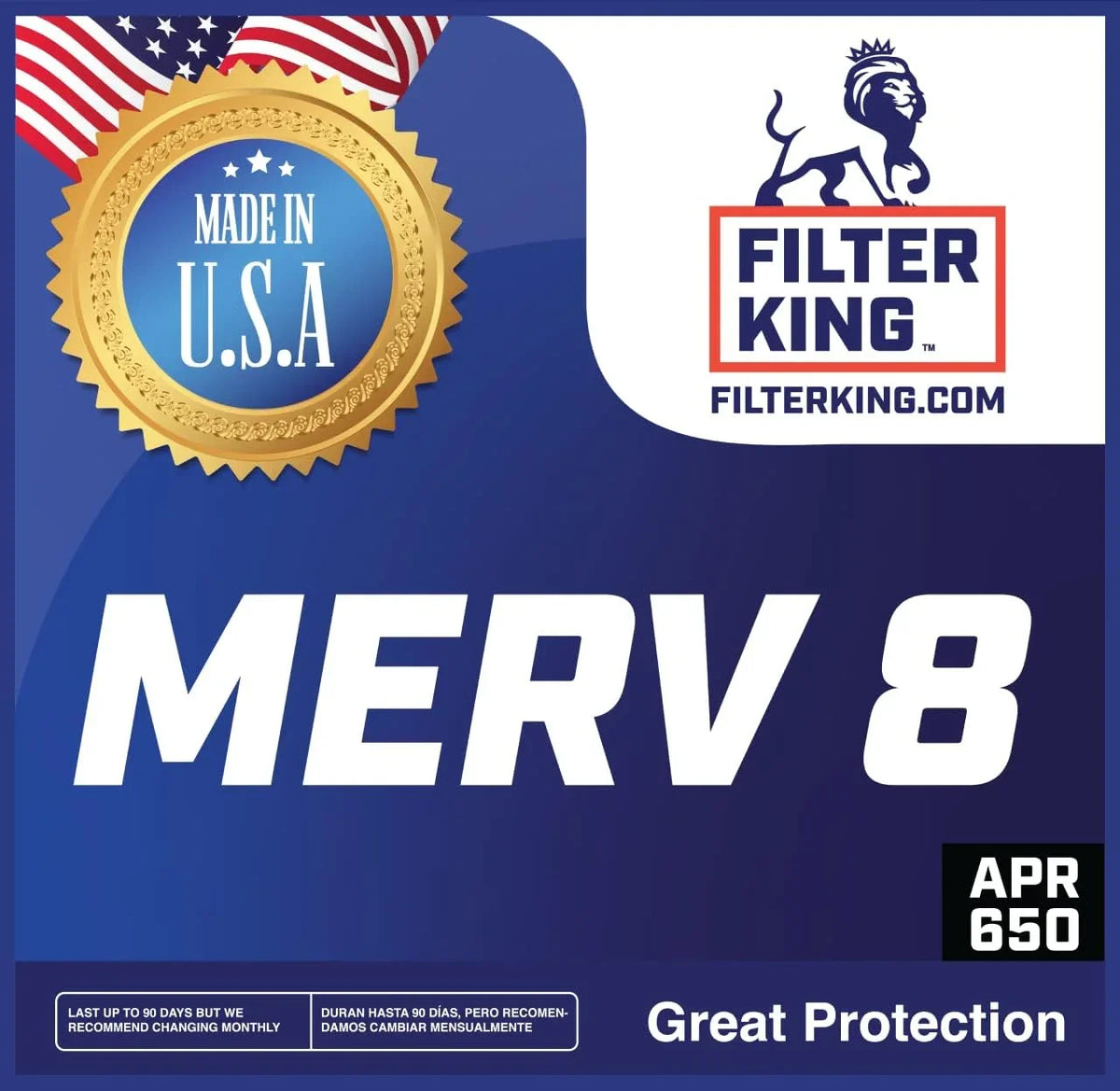 Filters | Furnace USA | .75" Air 8 King 9.5 Filter | | 4-PACK 9.5x28x1 IN A/C MADE 28 x MERV HVAC Actual dimension: Pleated x Filter