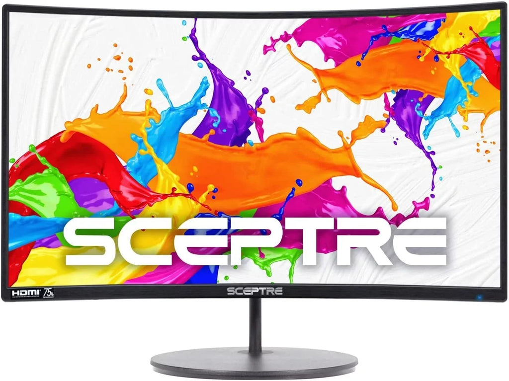 24" Gaming 75Hz HDMIx2 Sceptre Monitor Curved