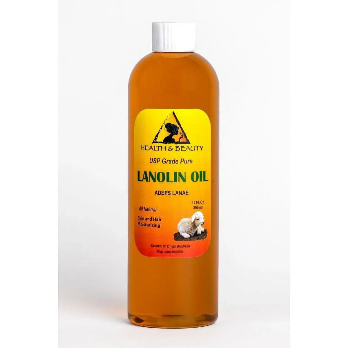 PURE LANOLIN GRADE 100% OIL OZ 12 HAIR USP LIPS PHARMACEUTICAL SKIN MOISTURIZING