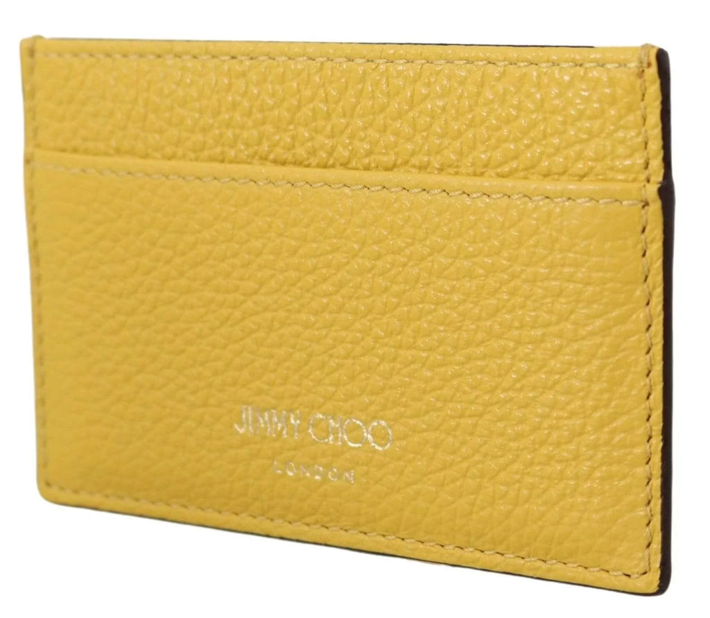 Holder Jimmy Aarna Yellow Leather Choo Card