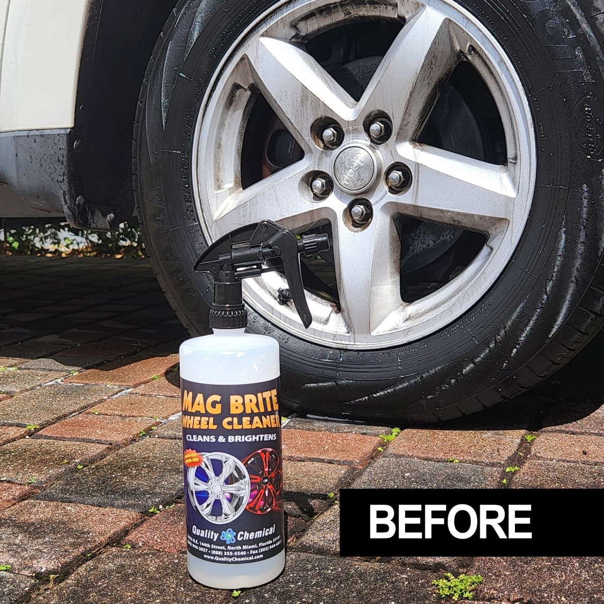 Brite / Acid Mag Wheel Rim 4 gallon Cleaner case and