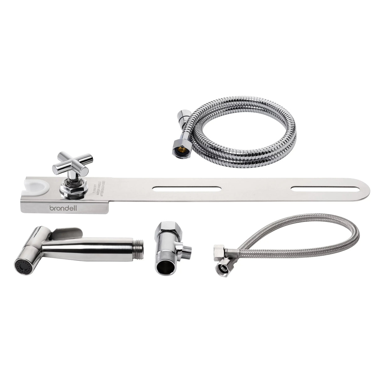 Sprayer with Bidet CleanSpa off, Luxury Shut Steel Brondell Integrated and Stainless Hand-Held Holster