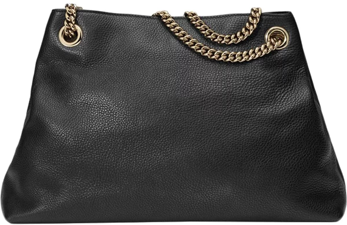 Handbag Black Leather Soho Chain Shoulder