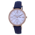 Dial Watch ES5096 Crystal Jacqueline Fossil Silver Ladies Quartz Multi-Function