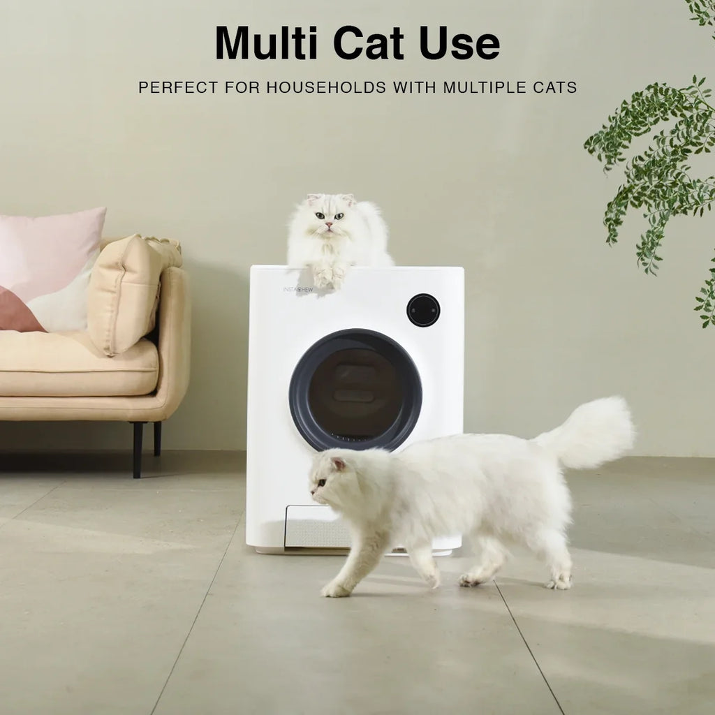 Control, with Purrclean WiFi App Box Self-Cleaning & Automatic 5GHz 2.4GHz Instachew Support Cat Litter