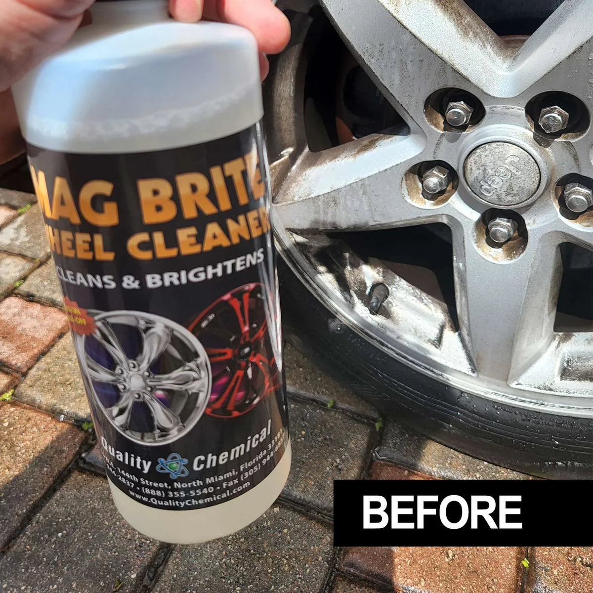 Brite / Acid Mag Wheel Rim 4 gallon Cleaner case and