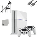 T5 Console With Original PlayStation Matte AXTION + 500GB BOLT Like Bundle With Microphone New Earbuds Gaming Controller White 4 2